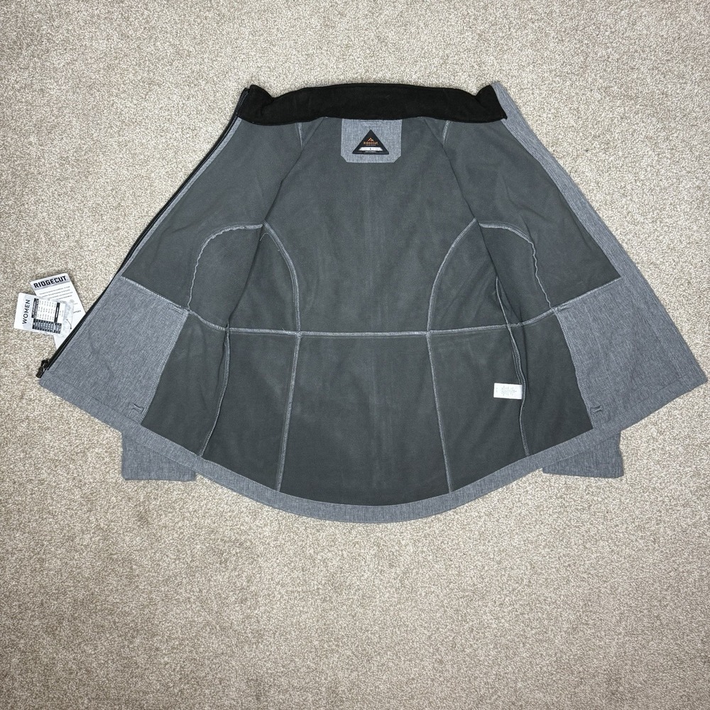 New NWT Ridgecut Toughwear Jacket Women's Size Large Wind-Resistant Softshell - Picture 3 of 12